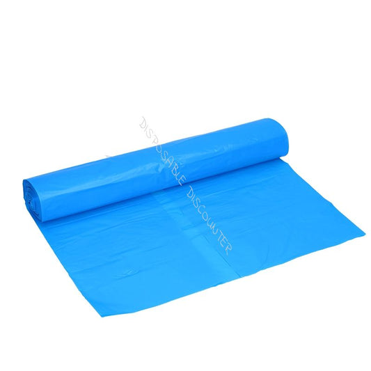 Afvalzakken : Blauw | 240 liter | 65 / 25 x 140 cm, | 10 rollen x 10 zakken