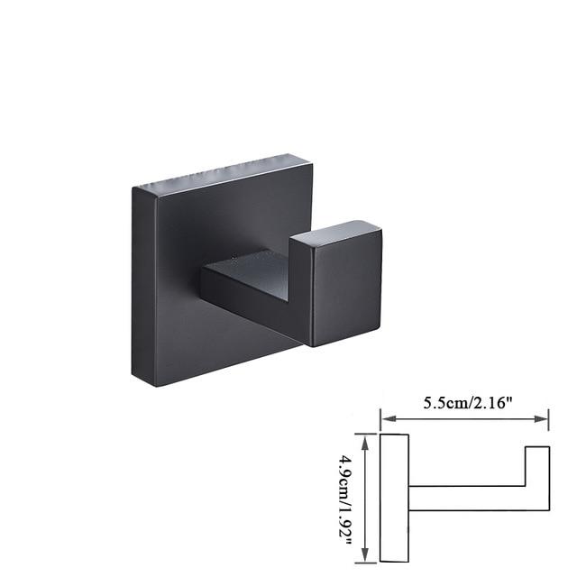 Toiletrolhouder - RVS Zwart