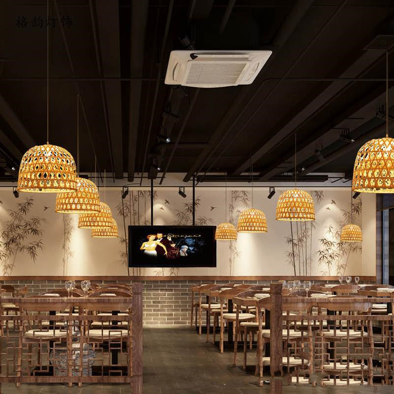 Restaurant Restaurant Balcony Aisle Study Room Chandelier