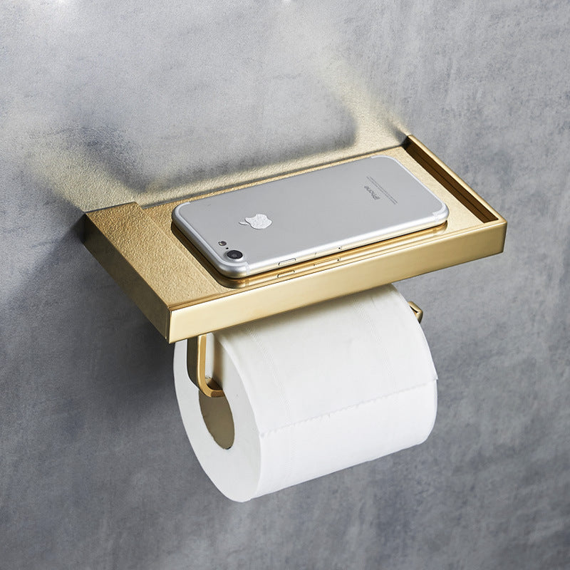 Toilet Papier houder met telefoon houder