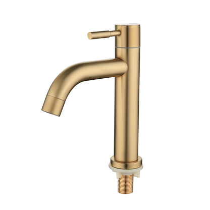 Stainless steel basin faucet